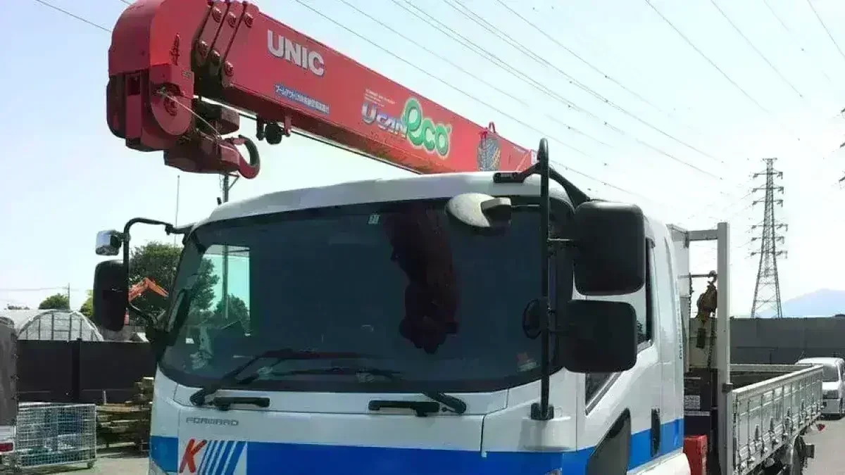 クレーン使用で重労働なし