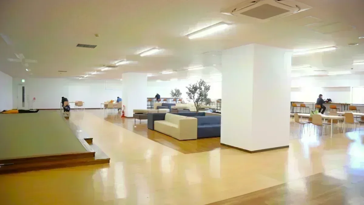 休憩室でゆっくり休憩もできます♪