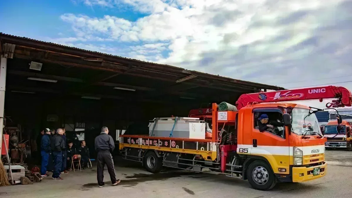 建築資材の配送
