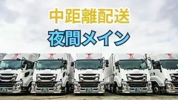 カゴ台車やドーリーを使用するので、手積み手降ろしなし！